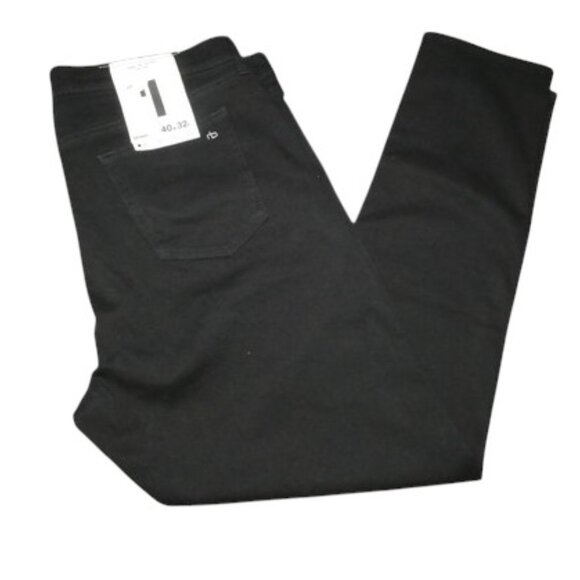 Rag & Bone Mens Black Denim Jeans 40 x 32Fit 1 Skinny Stretch NWT